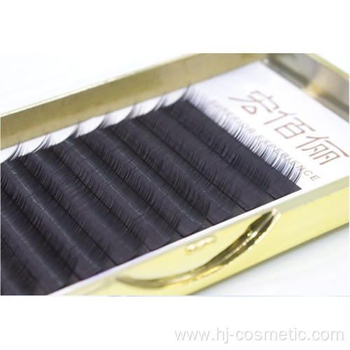 Natural Mink 8/9/10/11/12 Lines Individual Single Eyelash Grafting 0.07mm faux mink lashes